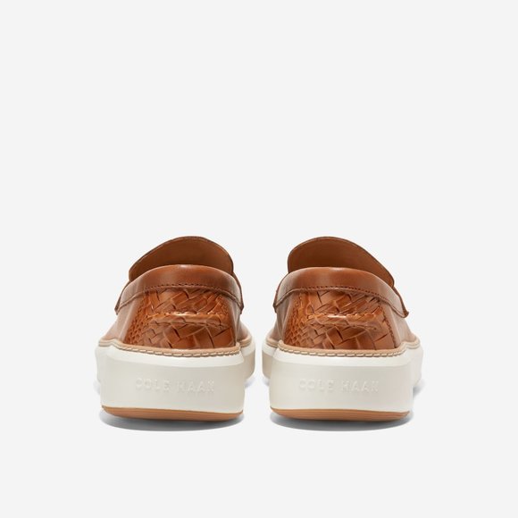 Cole Haan Men\'s GrandPro TopSpin Tan Leather Penny Loafers 11M - New in Box main image 13
